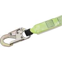 SA-6402-4 Shock Absorbing Lanyard, 4', Form Hook Center, Snap Hook Leg Ends, Polyester Superchem Industries