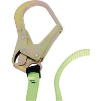 SA-54022-4 Shock Absorbing Lanyard, 4', Form Hook Center, Snap Hook Leg Ends, Polyester Superchem Industries