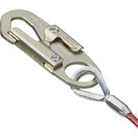 SA-5500-4 Shock Absorbing Lanyard, 4', Snap Hook Center, Snap Hook Leg Ends, Galvanized Steel Superchem Industries