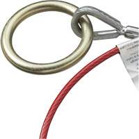 AS-21210-6 6' Cable Anchor with Snap Hook & O-Ring, Sling, Temporary Use Superchem Industries