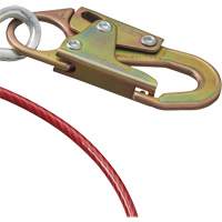 AS-21210-6 6' Cable Anchor with Snap Hook & O-Ring, Sling, Temporary Use Superchem Industries