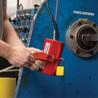Velocity Plus Safety Lockout Padlock, Orange, Keyed Alike, Aluminum, 1-1/2" Width Superchem Industries