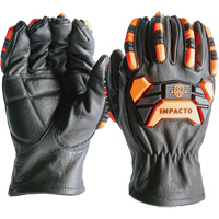 Impact & Cut Protection Gloves, 7, Cowhide Palm Superchem Industries