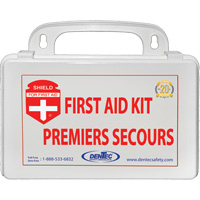 Trousse de premiers soins Shield, R&eacute;pond ou surpasse la norme CSA Z1220-24 type 1 individuelle, Personnel (1 travailleur) Superchem Industries