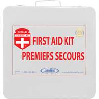 Shield First Aid Kit, Meets/Exceeds CSA Z1220-24 Type 2 Low-Risk Environment, Medium (26-50 Workers) Superchem Industries