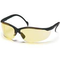 Venture II&reg; Half-Frame Safety Glasses, Amber Lens, ANSI Z87+/MCEPS GL-PD 10-12/Meets/Exceeds CSA Z94.3 Superchem Industries