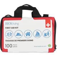 100-Piece Home & Travel First Aid Kit, Nylon Bag Superchem Industries
