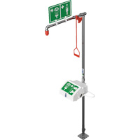 Combination Shower with Closed ABS Bowl & Bottom Inlet, Pedestal Superchem Industries