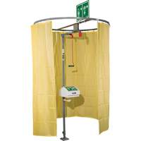 Pipe Mounted Safety Shower Modesty Curtain Superchem Industries