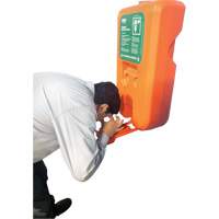 Portable Self-Contained Eyewash Station, Gravity-Fed, 10 gal. Capacity, Meets ANSI Z358.1 Superchem Industries