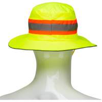 Chapeau de p&ecirc;cheur &agrave; refroidissement par &eacute;vaporation, Lime haute visibilit&eacute; Superchem Industries