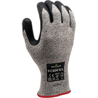 XC800 Cut-Resistant Gloves, Size 6/Small, 13 Gauge, Nitrile Coated, HPPE Shell, ASTM ANSI Level A5/EN 388 Level E Superchem Industries