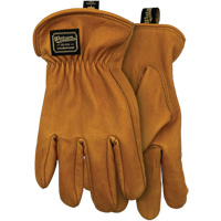 Gants r&eacute;sistants &agrave; la coupe The Duke 597CR, Taille Moyen, Enveloppe en Cuir de vache/Para-aramide/Polyester/Acier inoxydable, ASTM ANSI niveau A5 Superchem Industries