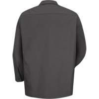 Long Sleeve Industrical Work Shirt, Men's, Small, Charcoal Superchem Industries