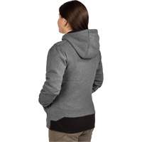 M12 Heated Hoodie with Battery, Women's, Medium, Grey, Poly-Cotton Superchem Industries