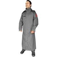 Manteau ignifuge de 52' avec capuchon fixe CoreMAX, Petit, Gris Superchem Industries