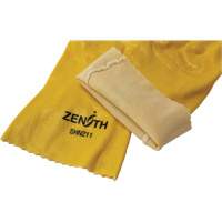 Rough-Finish Chemical-Resistant Gloves, Size 9, 12" L, PVC, Interlock Inner Lining, 47-mil Superchem Industries