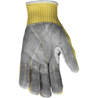 CutPro&reg; Cut Resistant Work Gloves with Split Leather Palm, Size Small, 7 Gauge, Kevlar&reg; Shell, ASTM ANSI Level A3 Superchem Industries
