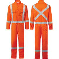 Combinaison FR Bizflame 88/12 Iona 7 oz. FR510, Taille 36, Orange Superchem Industries