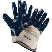 Gants &agrave; poignet de s&eacute;curit&eacute; de poids lourd, 11/2T-Grand, R&ecirc;vetement Nitrile, Enveloppe en Coton Superchem Industries