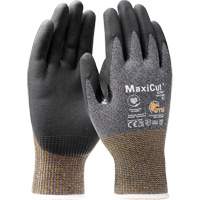 Gants en tricot de fil technique sans coutures MaxiCut Ultra, T-petit, Calibre 15, Rev&ecirc;tement Nitrile, ASTM ANSI niveau A5/EN 388 niveau 3 Superchem Industries