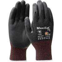 Gants en tricot de fil technique sans coutures MaxiCut Ultra, T-petit, Calibre 15, Rev&ecirc;tement Nitrile, ASTM ANSI niveau A6/EN 388 niveau 2 Superchem Industries