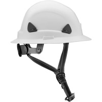 Fibre Metal Climbing Style Helmet with Full Brim, Meets CSA Type 2, Ratchet Suspension, Non-Vented Superchem Industries