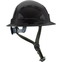 Casque Fibre Metal de style escalade avec bordure compl&egrave;te, R&eacute;pond aux normes CSA type 2, Suspension Rochet, Ventil&eacute; Superchem Industries