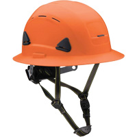 Casque Fibre Metal de style escalade avec bordure compl&egrave;te, R&eacute;pond aux normes CSA type 2, Suspension Rochet, Ventil&eacute; Superchem Industries