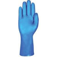 Gants r&eacute;sistants aux produits chimiques bleus pour usage moyen AlphaTec 37-501, Taille 7, 13" lo, Nitrile, 16,5-mil Superchem Industries