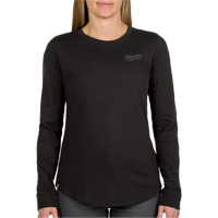 FREEFLEX Long-Sleeve Hybrid T-Shirt, Women's, X-Small, Black Superchem Industries