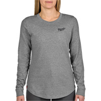 FREEFLEX Long-Sleeve Hybrid T-Shirt, Women's, X-Small, Grey Superchem Industries