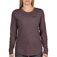 FREEFLEX Long-Sleeve Hybrid T-Shirt, Women's, X-Small, Purple Superchem Industries
