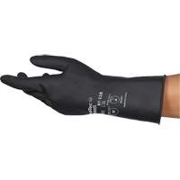 Gants r&eacute;sistants aux produits chimiques AlphaTec 87-118, Taille Petit/7, 12,6" lo, Latex de caoutchouc, Doublure en Coton, 31-mil Superchem Industries