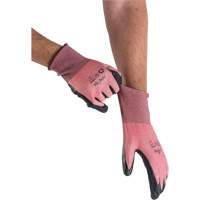 Eco-Friendly Lightweight High-Dexterity Cut-Resistant Gloves, Size 7, 18 Gauge, Foam Nitrile Coated, Stainless Steel/HPPE/RPET Shell, ASTM ANSI Level A4 Superchem Industries