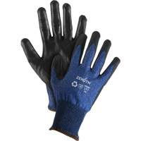 Eco-Friendly Stretch Cut-Resistant Gloves, Size 7, 18 Gauge, Polyurethane Coated, Stainless Steel/HPPE/RPET Shell, ASTM ANSI Level A5 Superchem Industries
