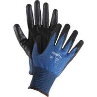 Lightweight High-Dexterity Cut-Resistant Gloves, Size 7, 18 Gauge, Foam Nitrile Coated, Stainless Steel/HPPE/Tungsten Shell, ASTM ANSI Level A9 Superchem Industries