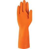 Gants robustes r&eacute;sistants aux produits chimiques AlphaTec 87-208, Taille 7, 12,8" lo, Latex de caoutchouc, Doublure en Coton/Ouat&eacute;e, 29,5 mils Superchem Industries