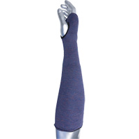 Kut Gard&reg; ECO Series 2-Ply ASP Sleeve with Thumb Hole, Aramid, 14", ASTM ANSI Level A3, Purple Superchem Industries