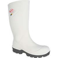Boss&reg; Footwear Food Processing Boot, Polyurethane, Steel Toe, Size 4, Impermeable Superchem Industries