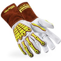 HeatArmor&reg; 5056IMP Welding Gloves, Grain Goatskin, Size X-Small Superchem Industries