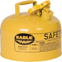 Safety Can for Diesel, Type I, Galvanized Steel, 2.5 US gal., Yellow, FM Approved/UL/ULC Listed Superchem Industries