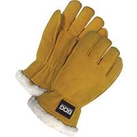 Driver's Gloves, Medium, Split Deerskin Palm, Sherpa Inner Lining Superchem Industries