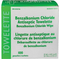 BZK Benzalkonium Chloride Towelette, Towelette, Antiseptic Superchem Industries