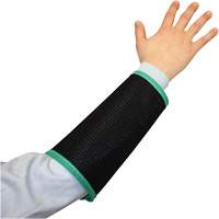 Kut Gard&reg; 2-Ply Cane Mesh Sleeve, Nylon, 9", ASTM ANSI Level A4, Black Superchem Industries