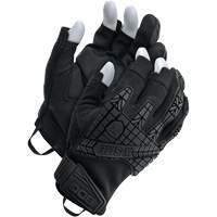 X-Site&reg; Impact Trigger Finger Gloves, Suede Palm, Size X-Small Superchem Industries