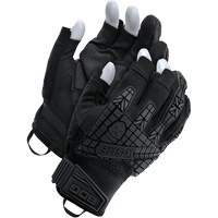 X-Site&reg; Impact Trigger Finger Gloves, Suede Palm, Size X-Small Superchem Industries