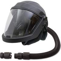 DEFENDER Supplied Air Respirator Shield & Helmet with Flow Adapter, Universal, Facepiece Superchem Industries