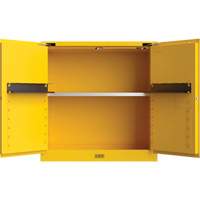 Utili-Guard+ Flammable Safety Cabinet, 30 gal., 1 Door, 43" W x 44" H x 22" D Superchem Industries