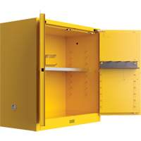 Utili-Guard+ Flammable Safety Cabinet, 30 gal., 1 Door, 43" W x 44" H x 22" D Superchem Industries